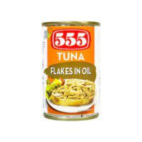 Picture of 555 Tuna Flakes & Oil 155g