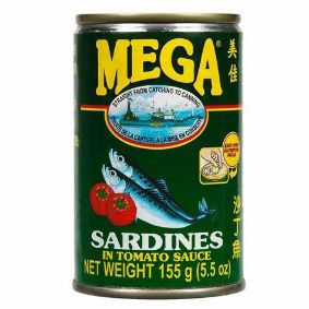 Picture of Mega Sardines in Tomato Sauce 155g