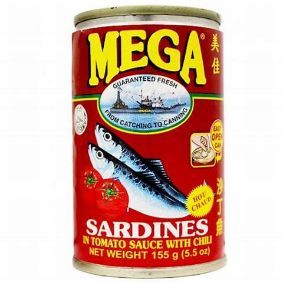 Picture of Mega Sardines Chili 155g