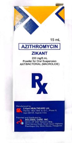 Picture of Azithromycin suspension (ZIKANT)