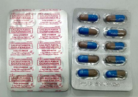 Picture of Salbutamol Guaifenesin 2mg/ 100 mg cap