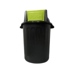Picture of 42L Round Trash Bin with Push Lid