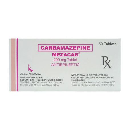 Carbamazepine Mezacar 200mg tablet