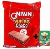 Picture of Nissin Wafer Choco 20s + Free Monde Nuvi 100ml