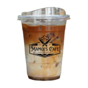 Salted caramel iced coffee