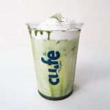 matcha cream latte