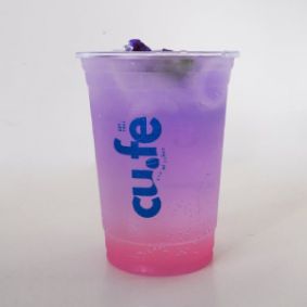 lychee butterfly pea fruit soda