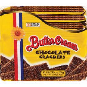 Picture of Butter Cream Chocolate Crackers 25g