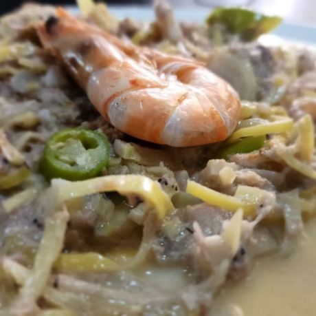 Picture of Ginataang Puso ng Saging with Pork and Shrimp (2-3pax)