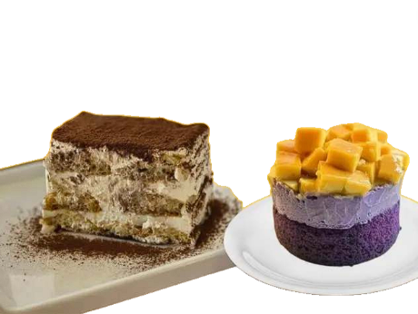 Picture of Buy 1 Classic Tiramisu and Get 1 Ube Flan Cake