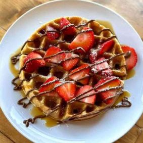 Strawberry Nutella Waffle