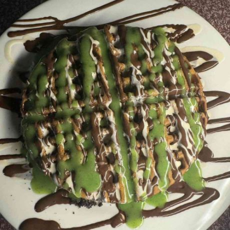 Pistachio Nutella Waffle
