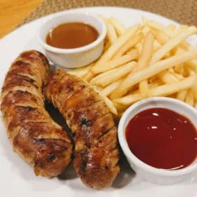 Salsicia with Fries