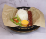 Chicken and Cheese Sausage with Rice