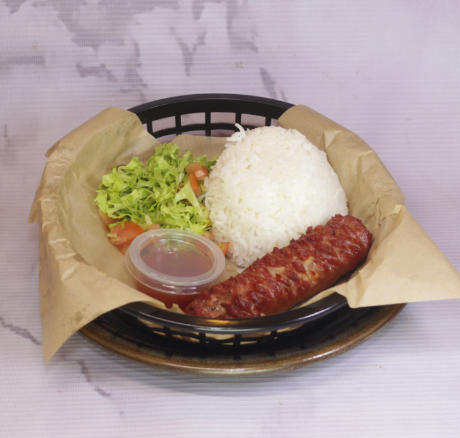 Hungry Hungarian Sausage with Rice