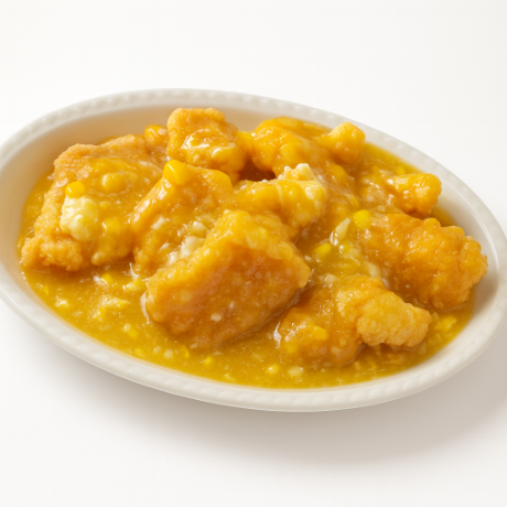 Fish Fillet in Cream Corn Sauce