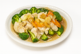 Fish Fillet with Broccoli Flower