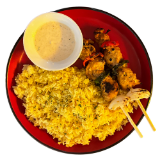Chicken Kebab with Rice
