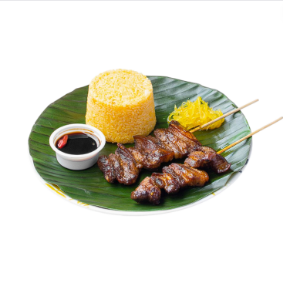 Picture of Pork Bellyque Meal in Plain Rice