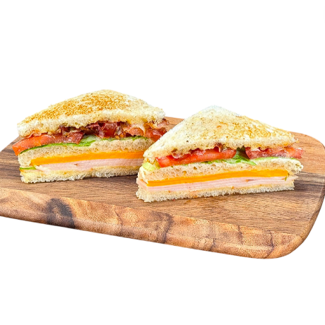 Picture of Bacon and Egg Sandwich with Fries and Drinks