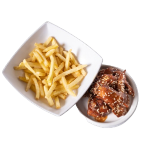 Honey-Glazed Buffalo Wings with Sesame Twist