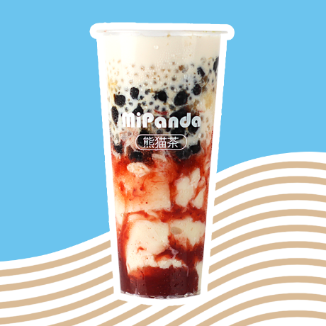 Strawberry Taho Boba