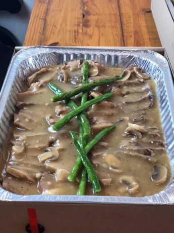 Pork in Mushroom Sauce