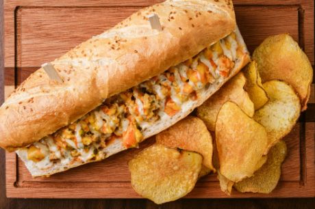 Picture of Buffalo Chicken Cheese Steak Sandwich