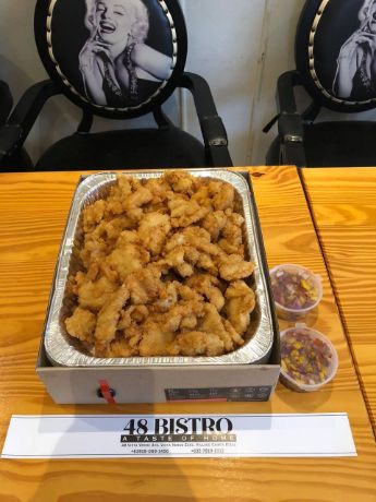 Breaded Fish Fillet w/ Mango Salsa