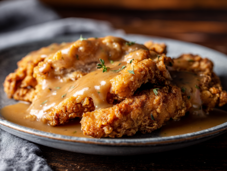 Picture of Theo's Boneless Fried Chicken with Gravy