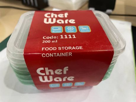 Picture of CHEFWARE Food Storage Container 200ml 